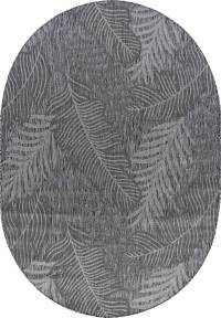 Ковер KAIR ( КАИР) S132 - DARK-GRAY ( Овал )