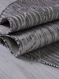 Ковер KAIR ( КАИР) S132 - DARK-GRAY ( Овал )
