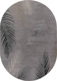 Ковер LIMAN ( ЛИМАН ) F167- GRAY-D. GREEN ( Овал )