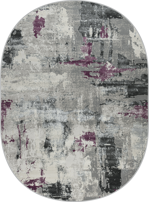 Ковер 36506A oval LILA / L.GREY