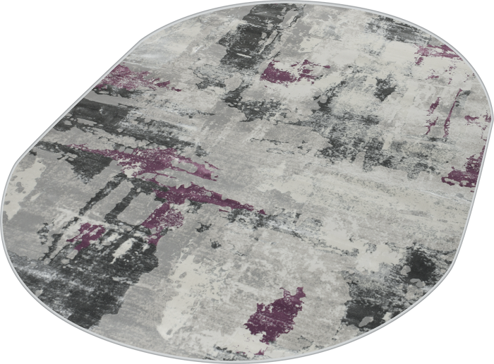 Ковер 36506A oval LILA / L.GREY