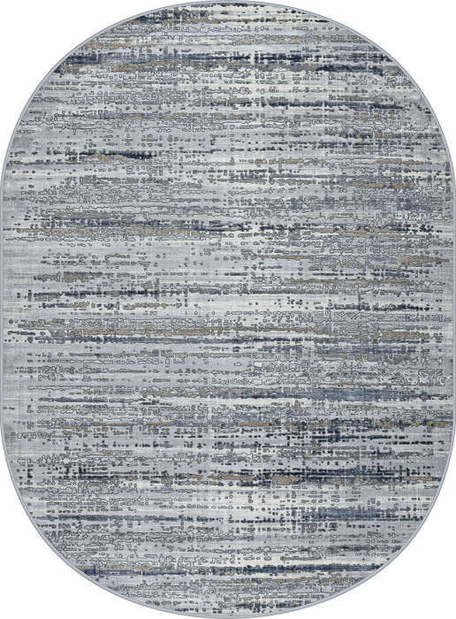 Ковер 37381A oval L.BLUE / L.GREY
