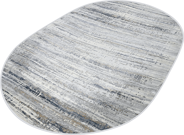 Ковер 37381A oval L.BLUE / L.GREY