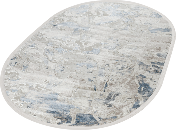Ковер 39877A oval BLUE / CREAM