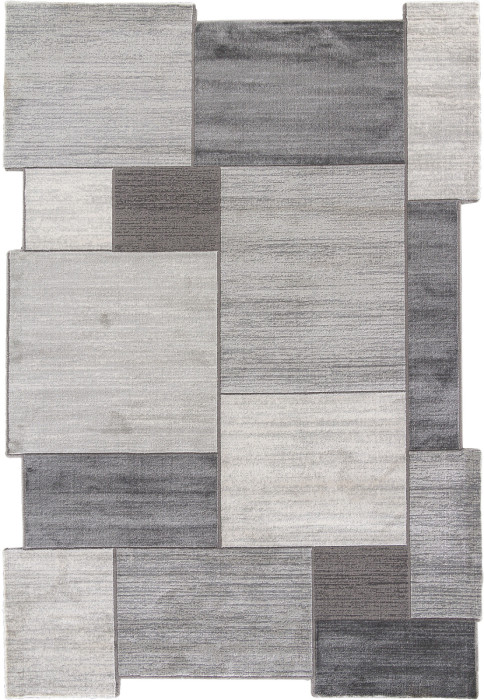 Ковер 00834G - GREY / GREY - Прямоугольник - коллекция SAFIR