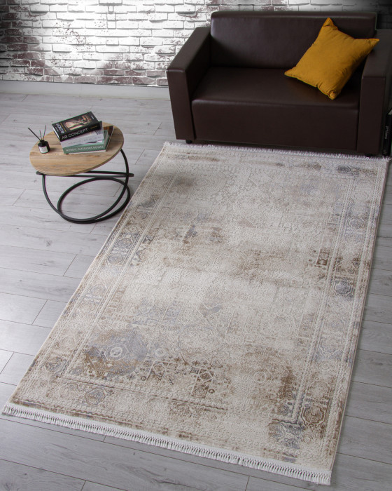 Ковер 35905A - CREAM / CREAM - Прямоугольник - коллекция JASMINE
