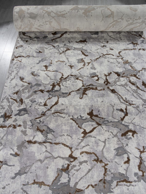 Ковер F289 - GRAY-GREEN - Дорожка - коллекция PALERMO