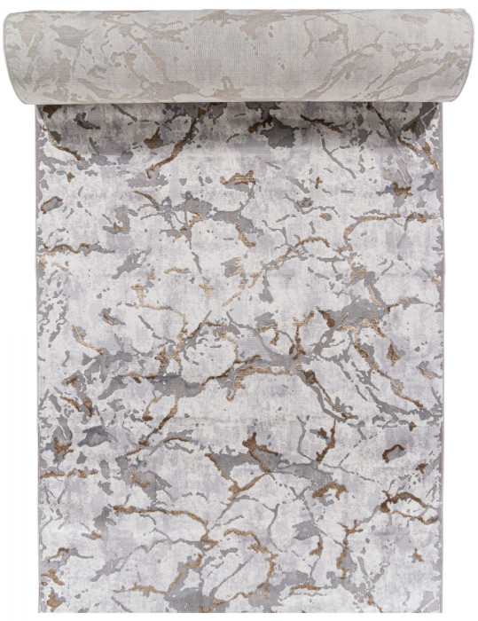 Ковер F289 - GRAY-GREEN - Дорожка - коллекция PALERMO