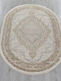 Ковер MOSSO ( МОССО ) 27226 - BEIGE / BEIGE ( Овал )