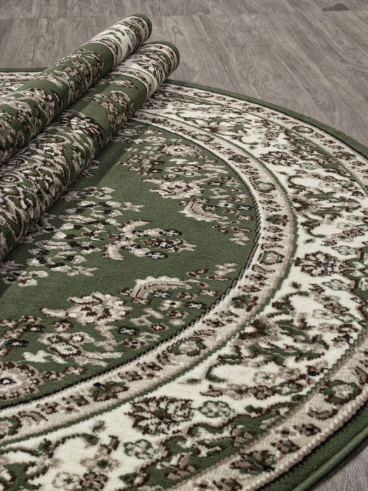 Ковер D285 - GREEN - Овал - коллекция GAVANA