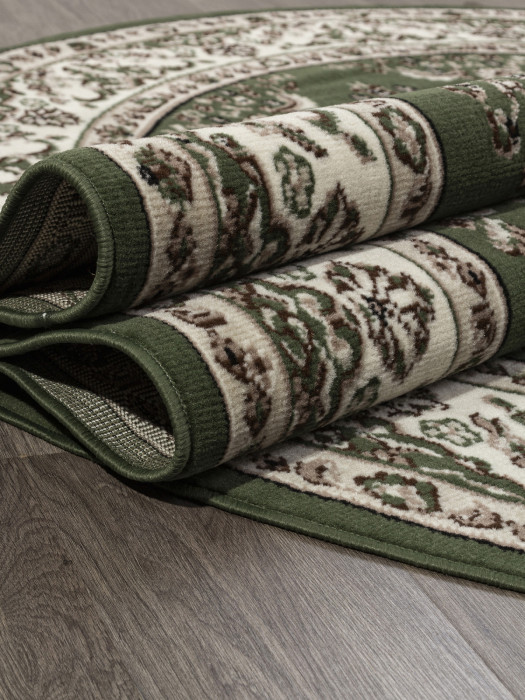 Ковер D285 - GREEN - Овал - коллекция GAVANA