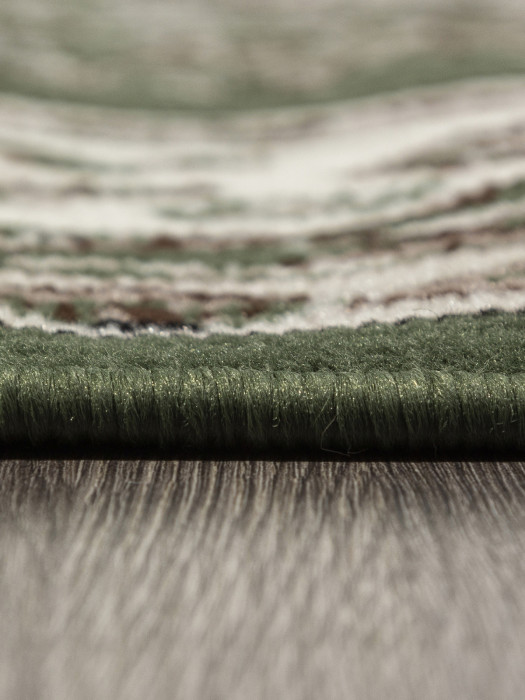 Ковер D285 - GREEN - Овал - коллекция GAVANA