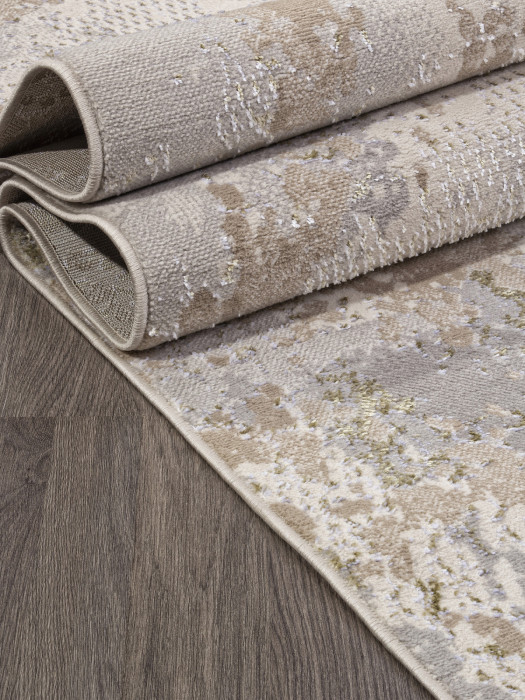 Ковер F171 - CREAM-GREEN - Прямоугольник - коллекция LIMAN