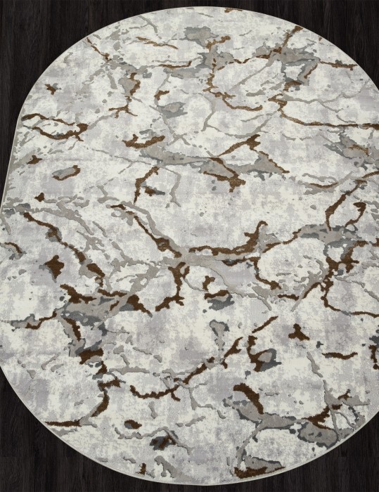 Ковер F289 - GRAY-GREEN - Овал - коллекция PALERMO