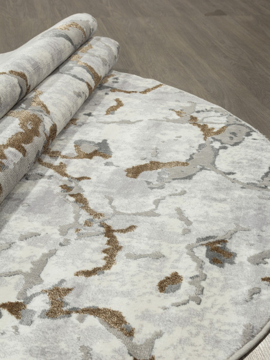 Ковер F289 - GRAY-GREEN - Овал - коллекция PALERMO