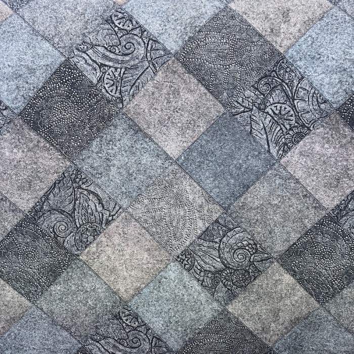 Ковролин палас Пэчворк Серый