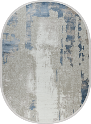 Ковер 51273B oval BLUE / CREAM