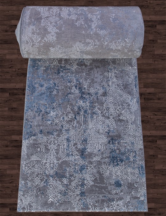 Ковер 03851A - BLUE / BLUE - Дорожка - коллекция ARMINA