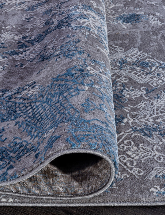 Ковер 03851A - BLUE / BLUE - Дорожка - коллекция ARMINA