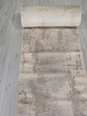 Ковер F171 - DARK BEIGE - Дорожка - коллекция LIMAN