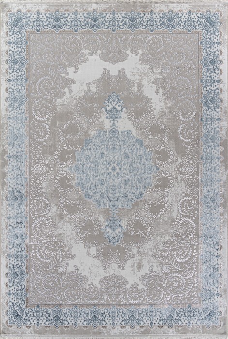 Ковер L270A - CREAM SHRINK / BLUE FDY - Прямоугольник - коллекция EFSAN