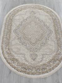 Ковер MOSSO ( МОССО ) 27226 - BEIGE / BLUE ( Овал )