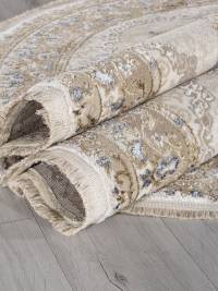 Ковер MOSSO ( МОССО ) 27226 - BEIGE / BLUE ( Овал )
