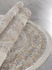 Ковер MOSSO ( МОССО ) 27226 - BEIGE / BLUE ( Овал )