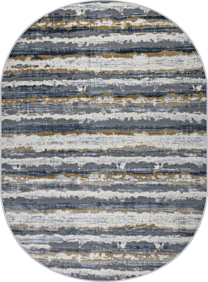 Ковер 37939A oval BLUE / L.GREY