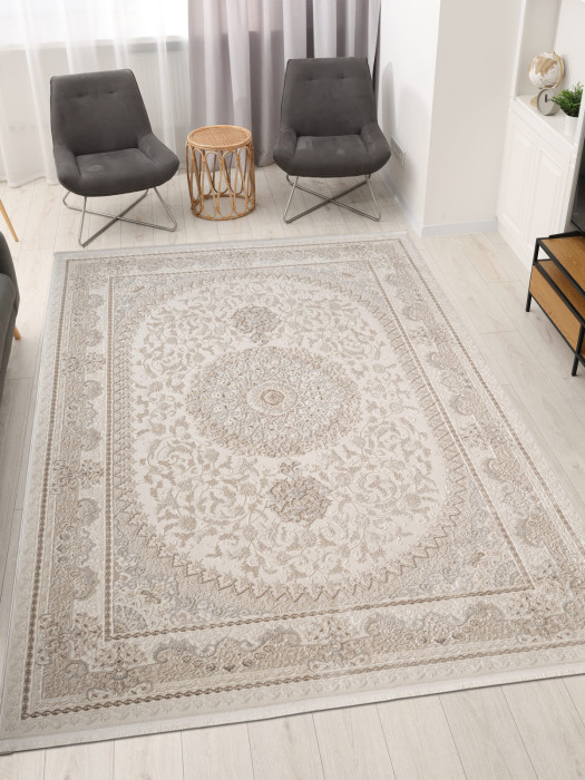 Ковер 27381A - BEIGE / D.BEIGE - Прямоугольник - коллекция MARDIN