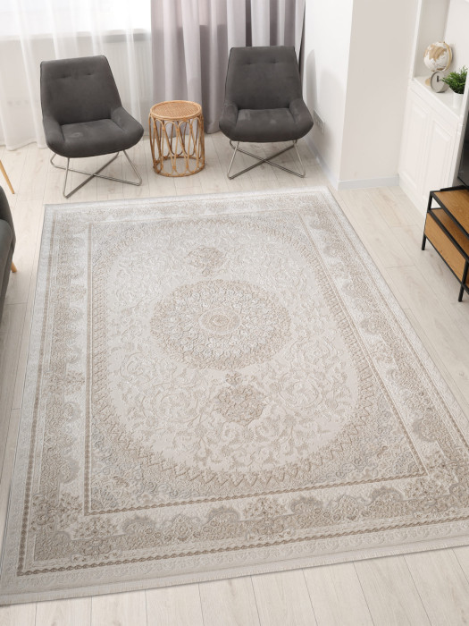 Ковер 27381A - BEIGE / D.BEIGE - Прямоугольник - коллекция MARDIN