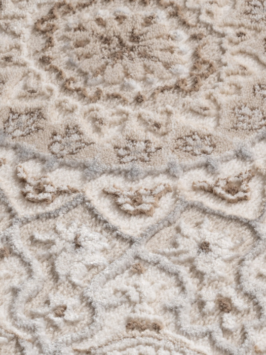 Ковер 27381A - BEIGE / D.BEIGE - Прямоугольник - коллекция MARDIN