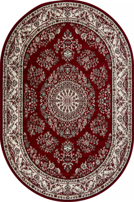 Ковер D285 - RED - Овал - коллекция GAVANA