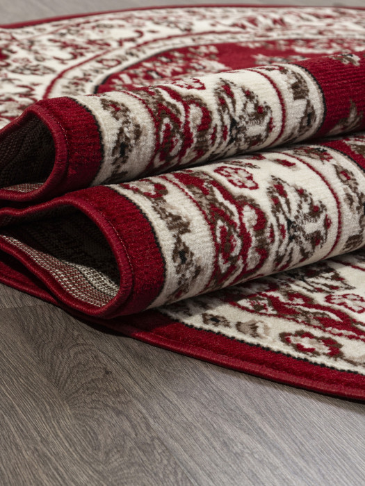 Ковер D285 - RED - Овал - коллекция GAVANA