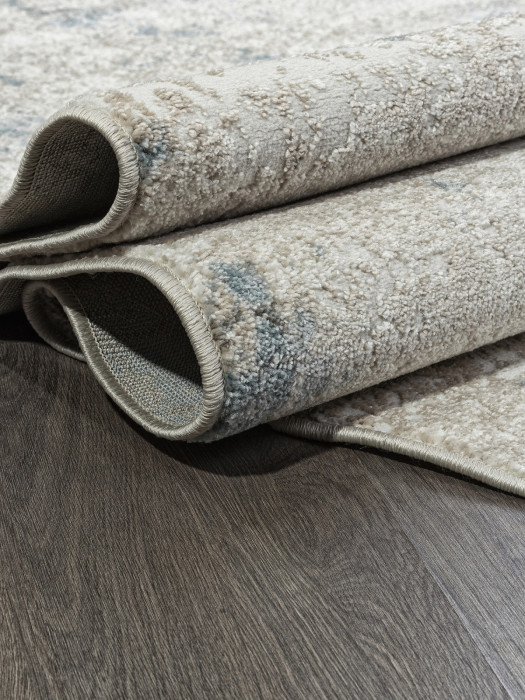 Ковер F232 - BEIGE-BLUE - Овал - коллекция NATUREL