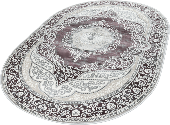 Ковер 36868J oval L.GREY / LILA
