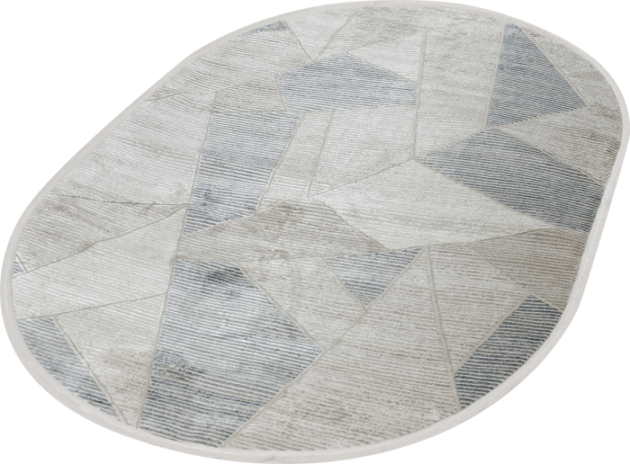 Ковер 39880A oval BLUE / CREAM