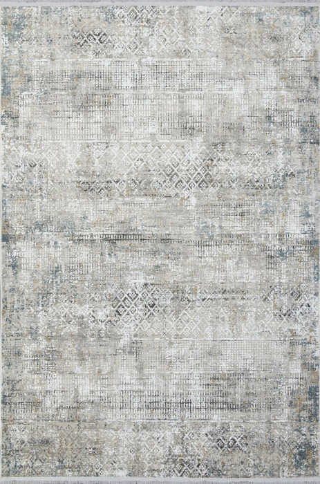 Ковер A047AJ - GREY / BLUE - Прямоугольник - коллекция LORENZO