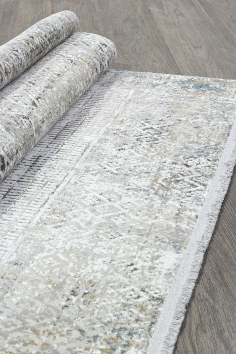 Ковер A047AJ - GREY / BLUE - Прямоугольник - коллекция LORENZO