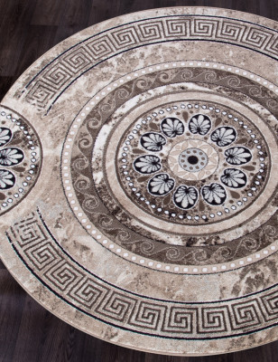 Ковер d300 - BROWN - Круг - коллекция VALENCIA DELUXE