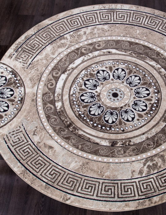 Ковер d300 - BROWN - Круг - коллекция VALENCIA DELUXE