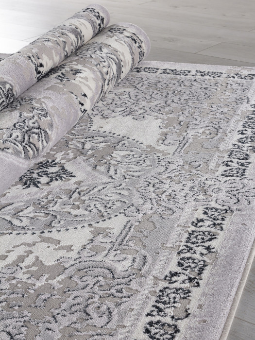 Ковер F290 - DARK GRAY - Прямоугольник - коллекция PALERMO