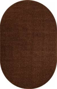 Ковер LANA ( ЛАНА ) T600 - BROWN ( Овал )