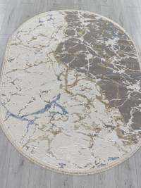 Ковер MOSSO ( МОССО ) 27231 - GRY / BLUE ( Овал )
