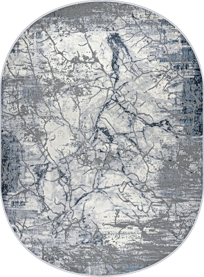 Ковер 37941A oval BLUE / L.GREY
