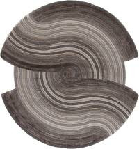 Ковер SAFIR ( САФИР ) 00835C - GREY / BROWN ( Круг )
