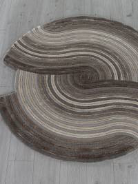 Ковер SAFIR ( САФИР ) 00835C - GREY / BROWN ( Круг )