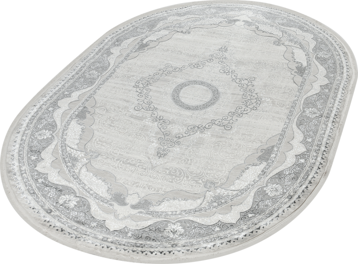 Ковер 36564A oval GREY / GREY
