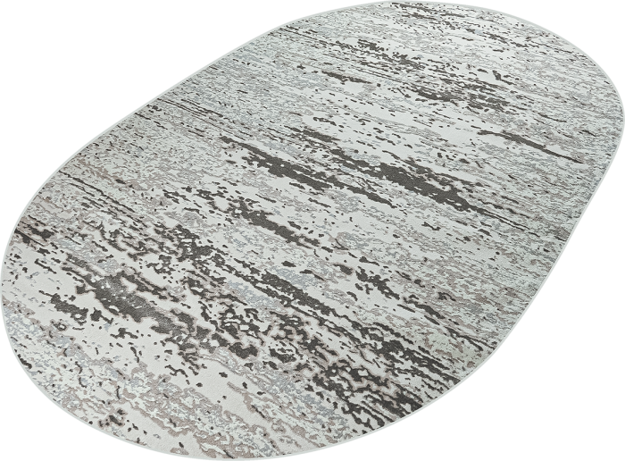 Ковер 37441C oval GREY / L.GREY
