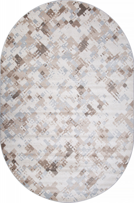Ковер D958 - CREAM - Овал - коллекция MIRANDA